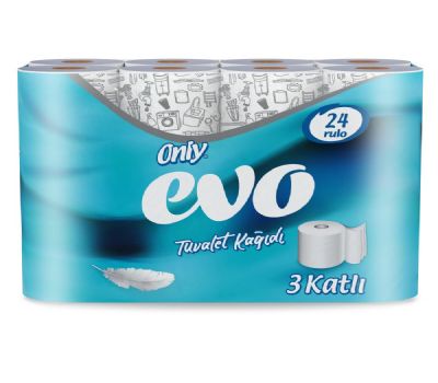Only evo 24'lü Tuvalet Kağıdı 3 Katlı