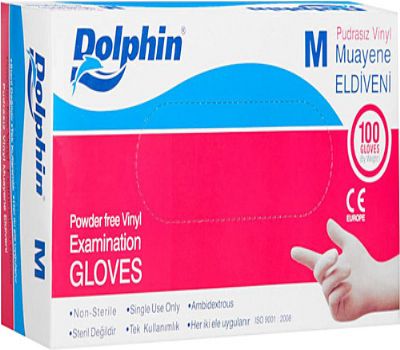 Vinil Muayene Eldiveni Pudrasız Medium