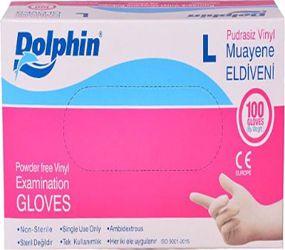 Vinil Muayene Eldiveni Pudrasız Large