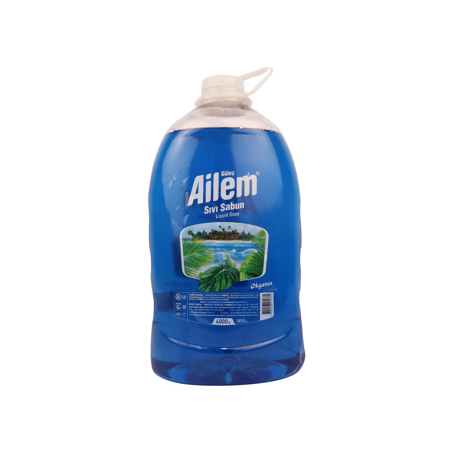 Ailem 4000 Ml Sıvı El Sabunu Okyanus