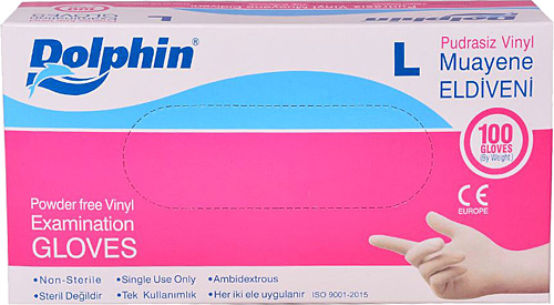 Vinil Muayene Eldiveni Pudrasız Large