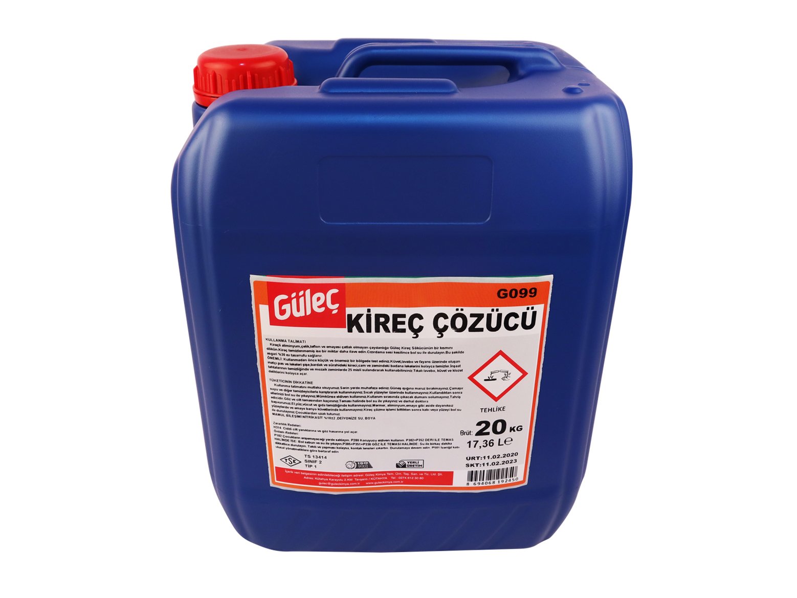 Güleç Kireç Çözücü 30 Kg