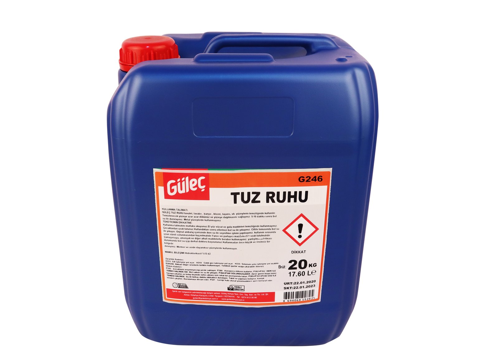 Güleç Tuz Ruhu 30 Kg